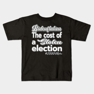 INFLATION BIDENFLATION SHIRT, STICKERS, AND MORE Kids T-Shirt